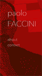 Mobile Screenshot of paolofaccini.com