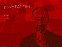 Tablet Screenshot of paolofaccini.com